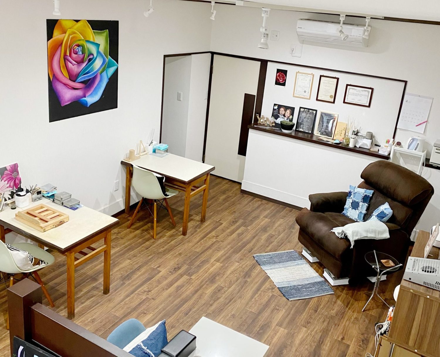 店内を上から撮った写真