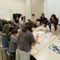 キッズネイル講座の様子