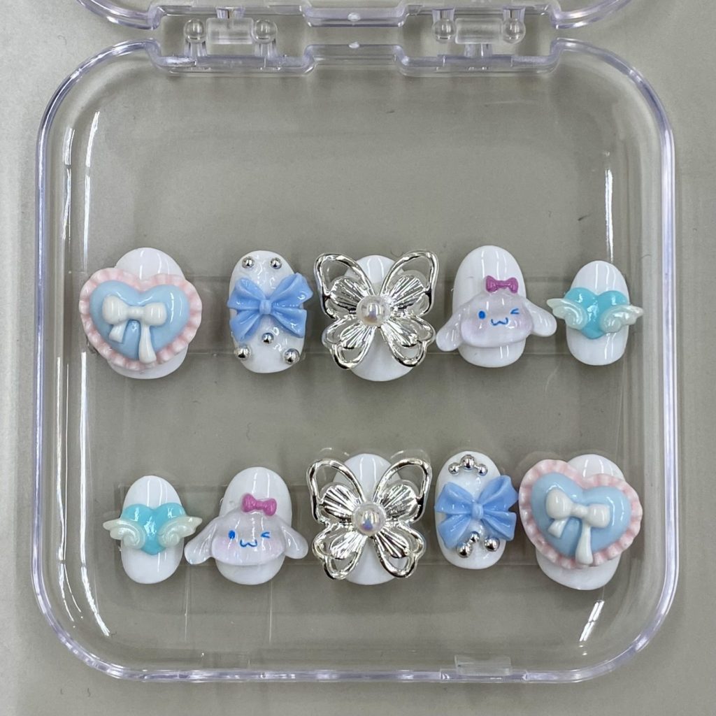 子どもたちが作ったネイルチップ作品