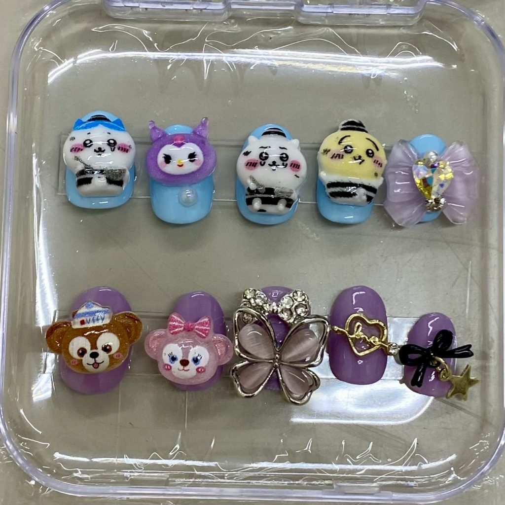 子どもたちが作ったネイルチップ