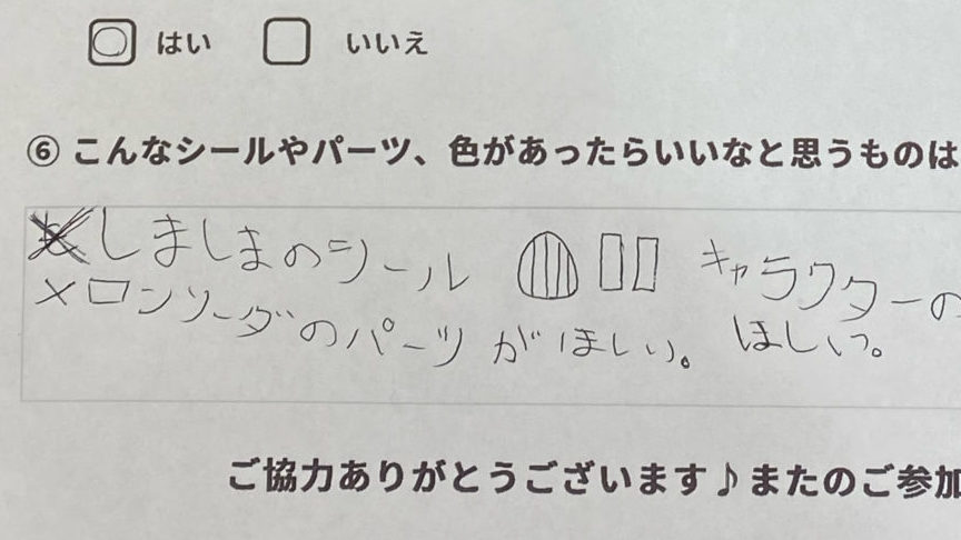 アンケート結果