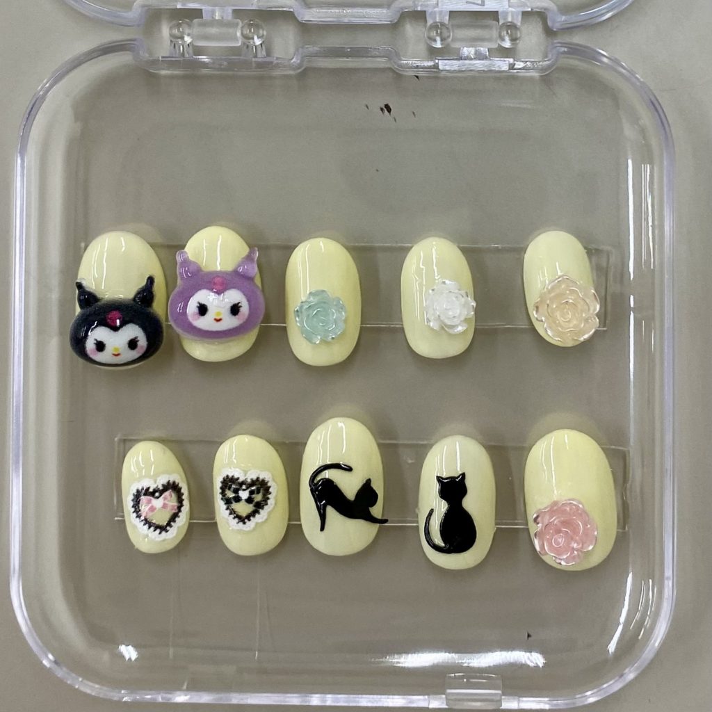 子どもたちが作ったネイルチップ