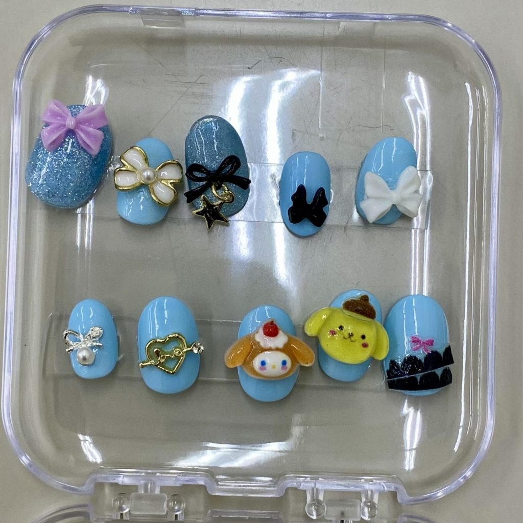 子どもたちが作ったネイルチップ