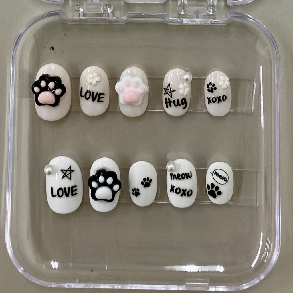 子どもたちが作ったネイルチップ