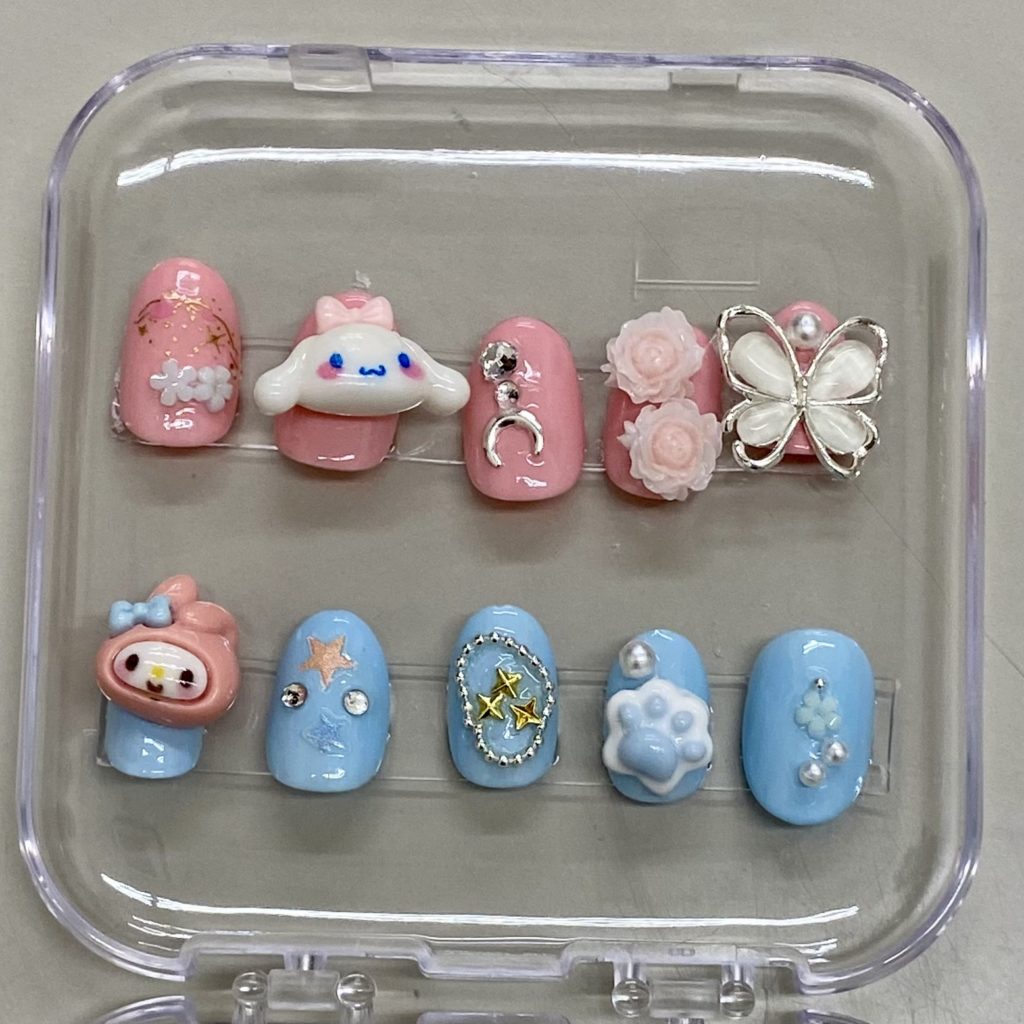 子どもたちが作ったネイルチップ