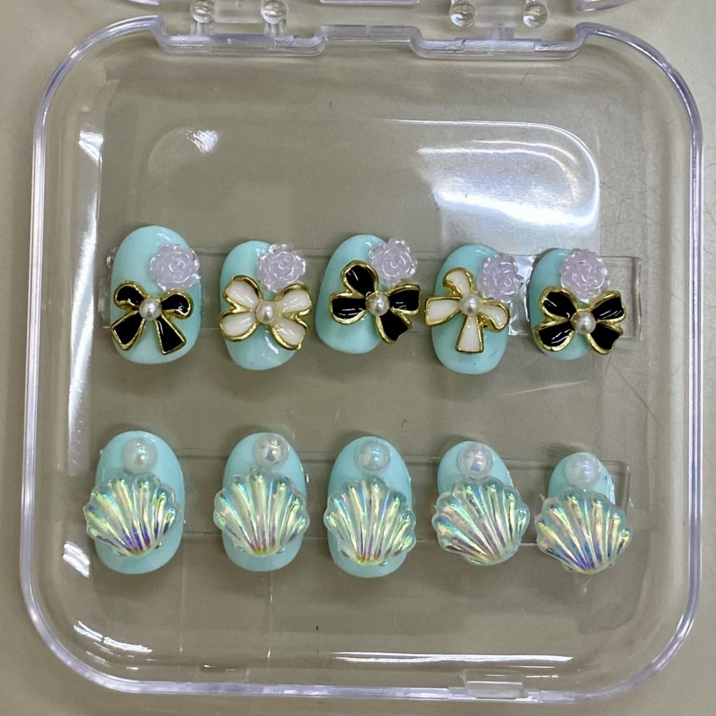 子どもたちが作ったネイルチップ