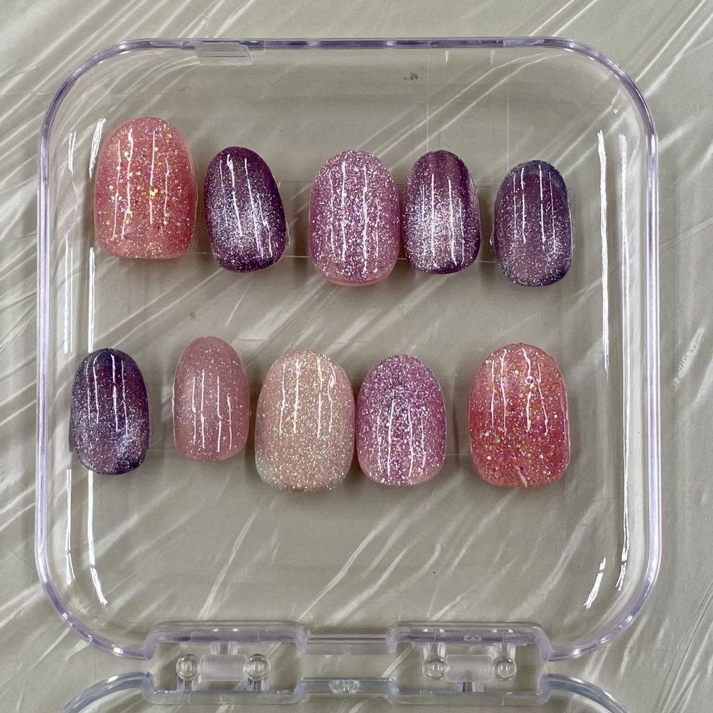 子どもたちが作ったネイルチップ