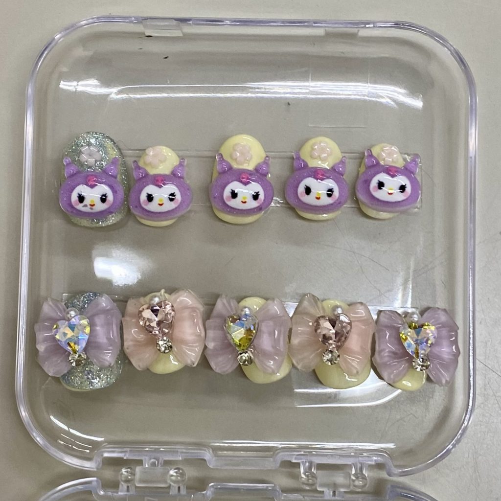 子どもたちが作ったネイルチップ