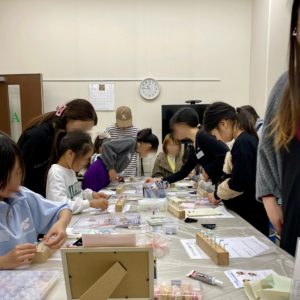 キッズネイル体験会の様子